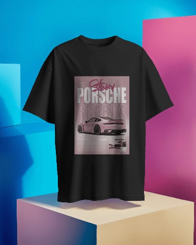 Street Porsche Graphic Tee – Premium Car Enthusiast Edition