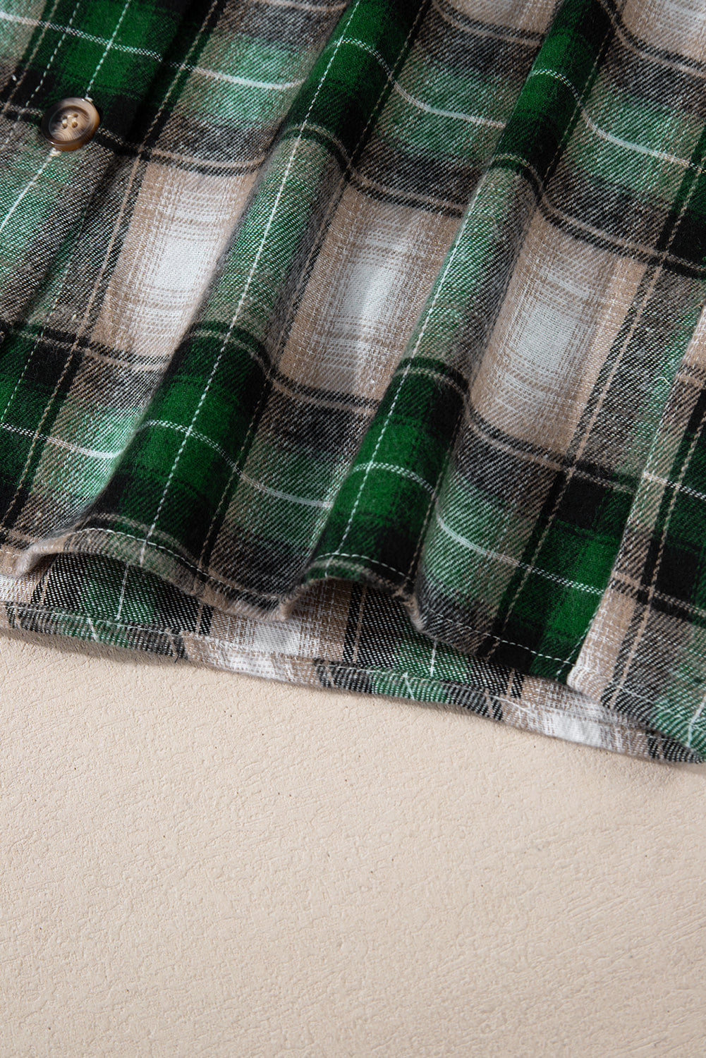 Signature Women’s Flannel Shirt Jacket with Hood – Green Luxe Edition