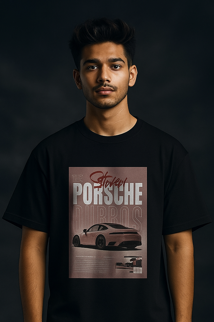 Street Porsche Graphic Tee – Premium Car Enthusiast Edition